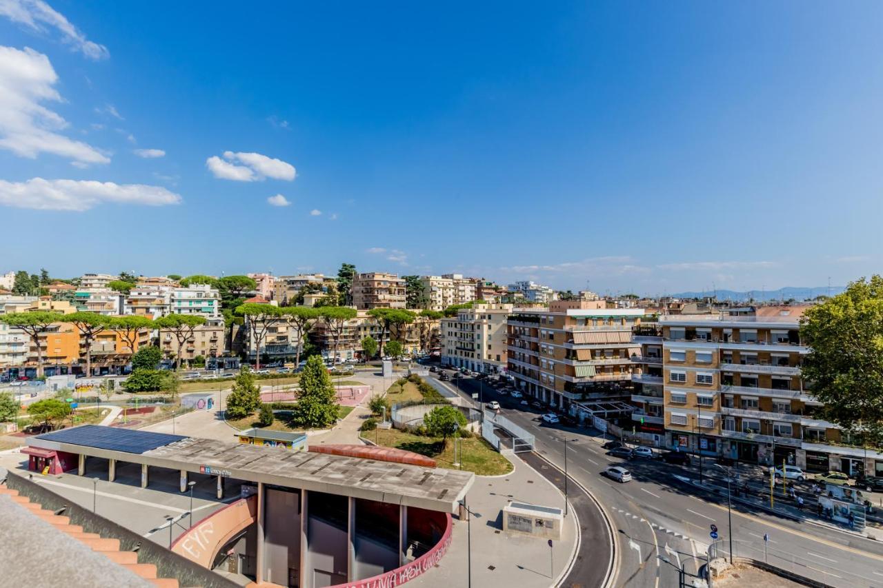 Bbhome Penthouse Bright And Elegant Metro Conca D'Oro Roma Esterno foto
